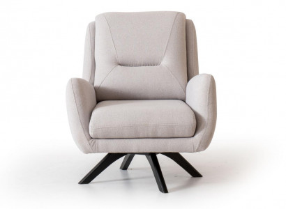 Armchair Modern White Living Room Seating Textile Luxury Design Furniture Lounge Club